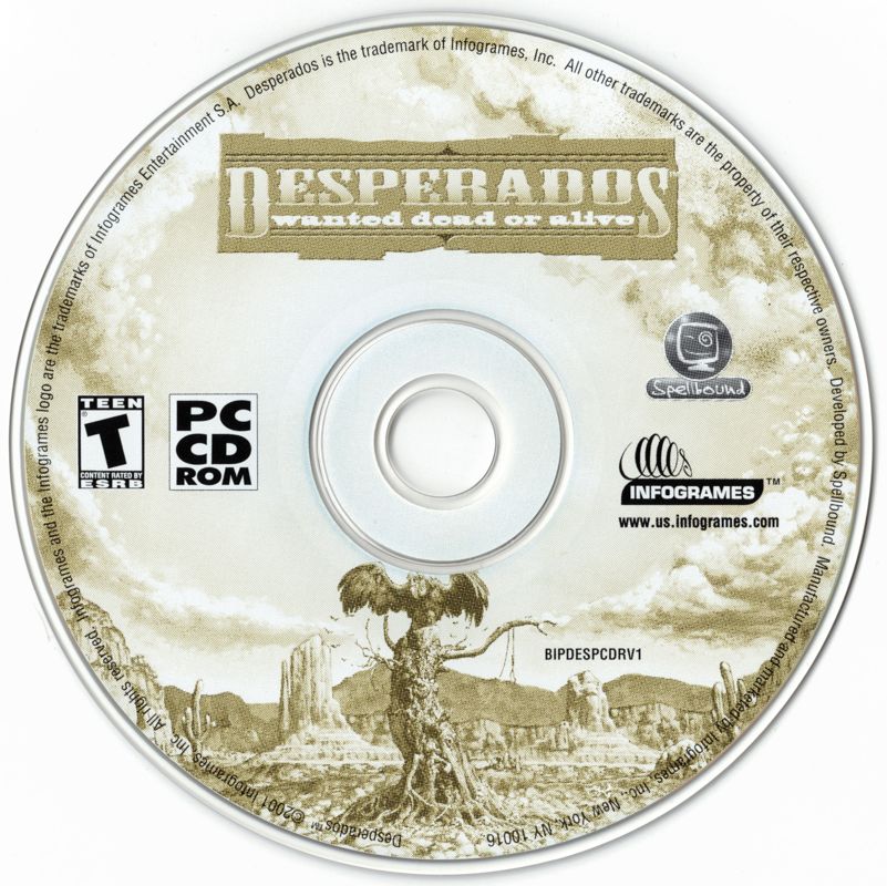 Media for Desperados: Wanted Dead or Alive (Windows) (Small box)