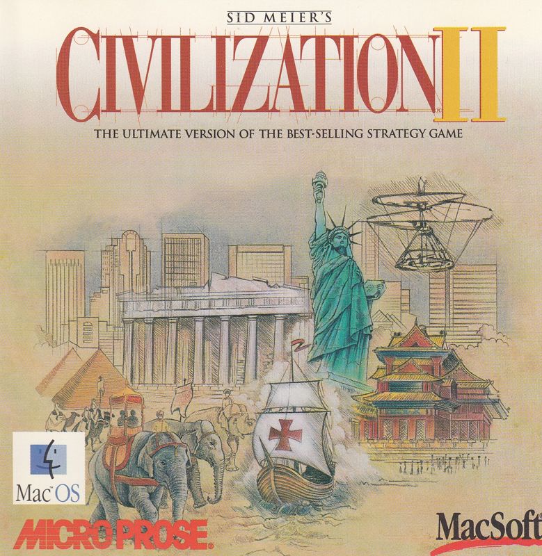 Front Cover for Sid Meier's Civilization II (Macintosh)