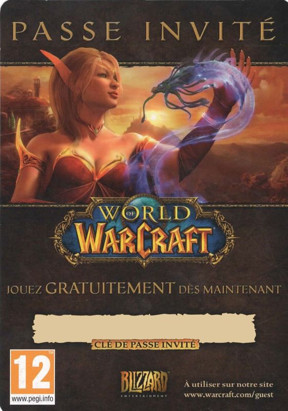 Extras for Diablo III (Macintosh and Windows): World of Warcraft Guest Pass - Front