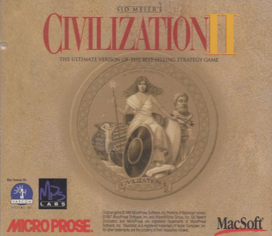 Back Cover for Sid Meier's Civilization II (Macintosh)