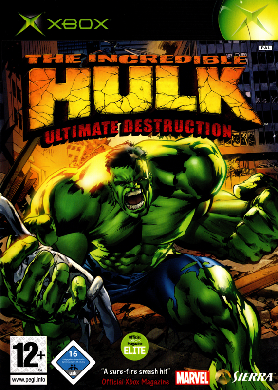 Front Cover for The Incredible Hulk: Ultimate Destruction (Xbox)