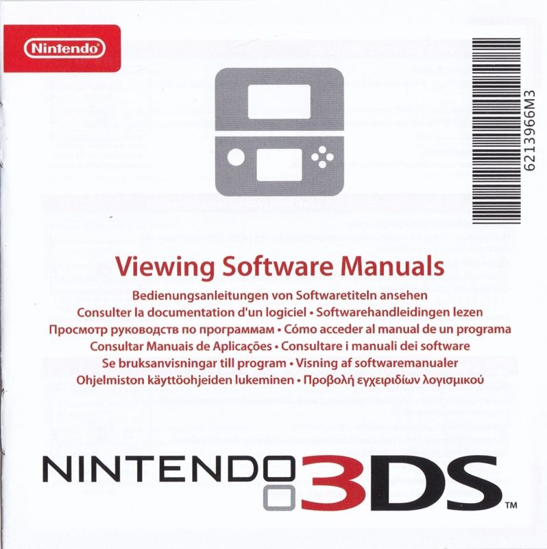Manual for Mario & Luigi: Superstar Saga + Bowser's Minions (Nintendo 3DS): Front