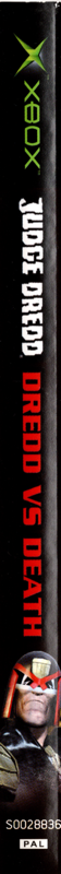 Spine/Sides for Judge Dredd: Dredd vs Death (Xbox)