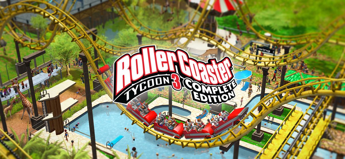 Front Cover for RollerCoaster Tycoon 3: Platinum! (Windows) (GOG.com release): As RollerCoaster Tycoon 3: Complete Edition