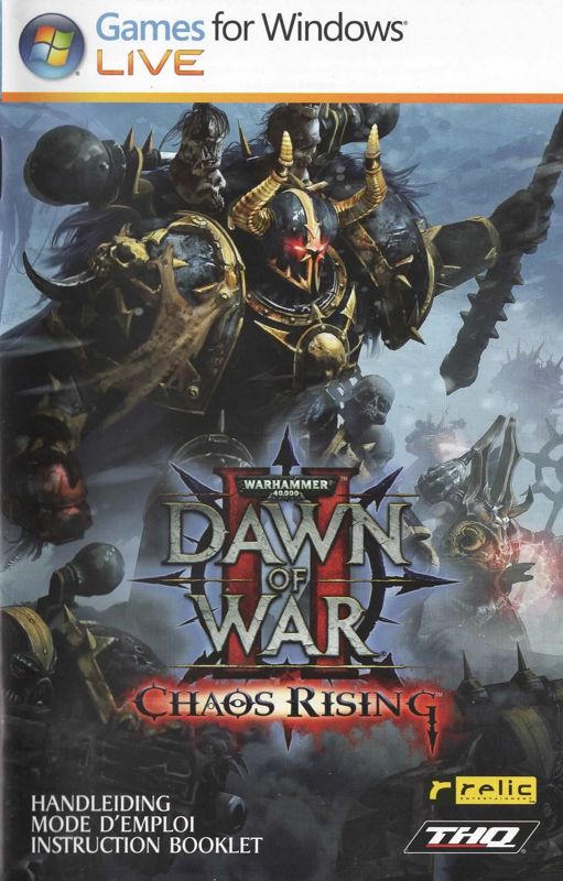 Manual for Warhammer 40,000: Dawn of War II - Chaos Rising (Windows): Front (70-page)