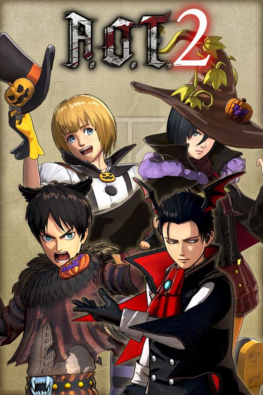 Front Cover for Attack on Titan 2: Halloween Outfit (Xbox One) (download release (European/Oceanic version))