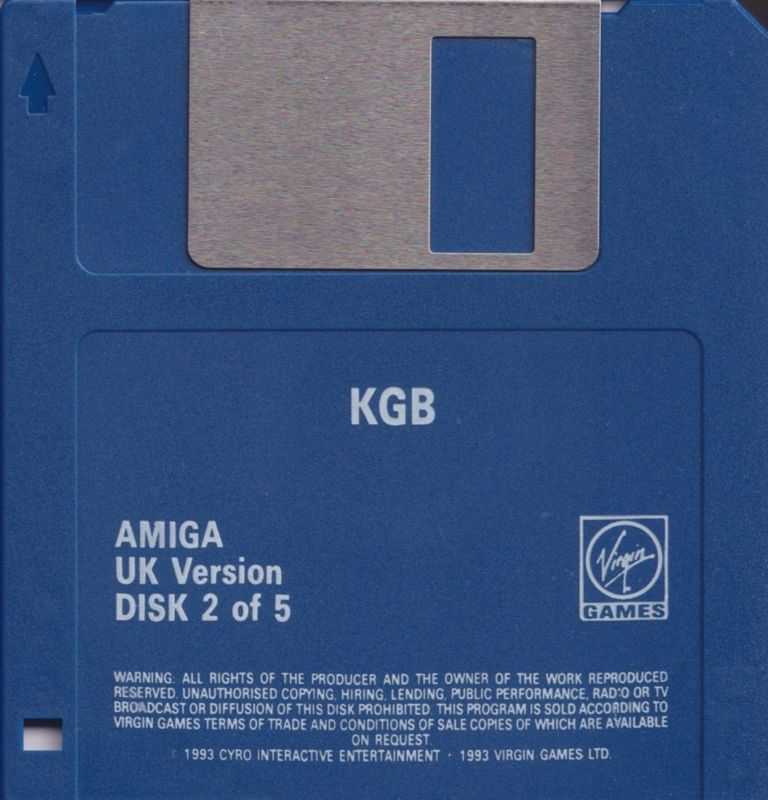 Media for KGB (Amiga): Disk 2