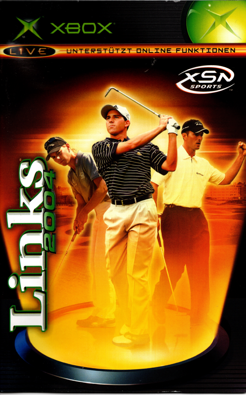 Manual for Links 2004 (Xbox): Front