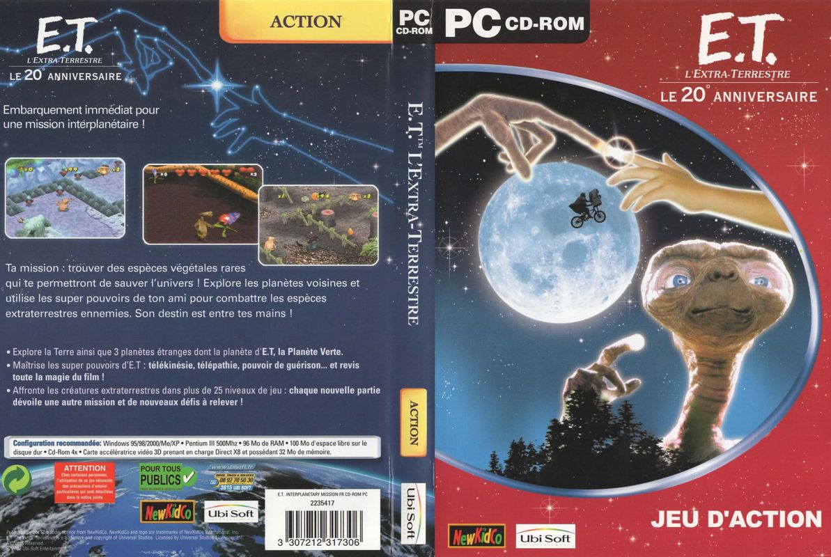 Full Cover for E.T. The Extra-Terrestrial: Interplanetary Mission (Windows)