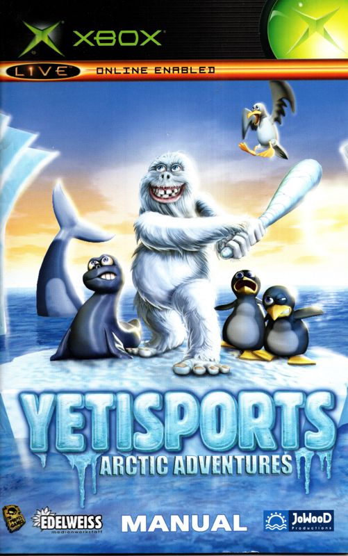 Manual for Yetisports: Arctic Adventures (Xbox): Front