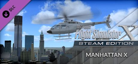 Front Cover for Microsoft Flight Simulator X: Steam Edition - Manhattan X (Windows) (Steam release)
