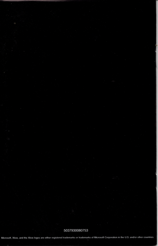 Manual for Mortal Kombat: Deadly Alliance (Xbox): Back