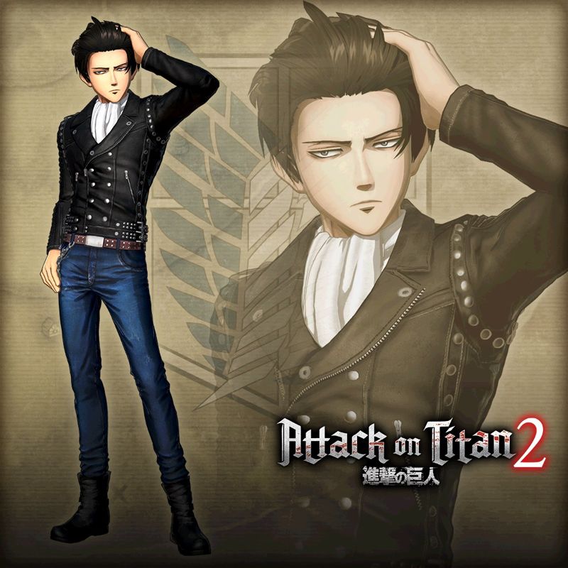 Front Cover for Attack on Titan 2: Levi Costume - Leather Jacket Outfit (PlayStation 4) (download release)
