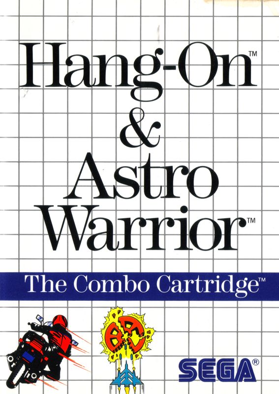 Front Cover for Hang-On & Astro Warrior (SEGA Master System)