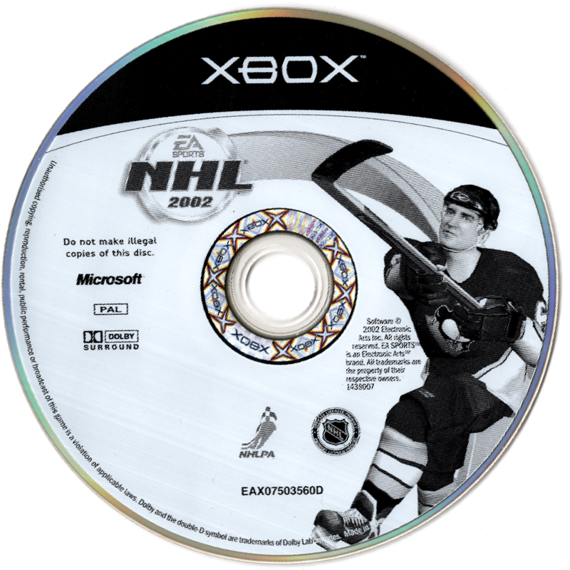 Media for NHL 2002 (Xbox)