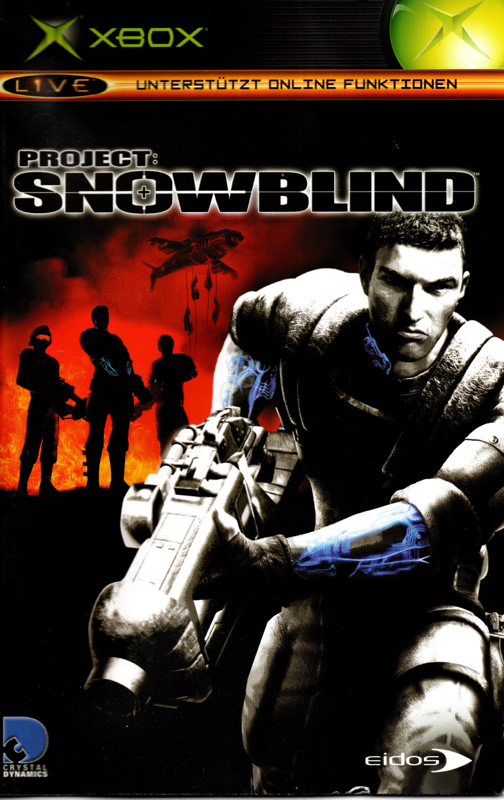 Manual for Project: Snowblind (Xbox): Front