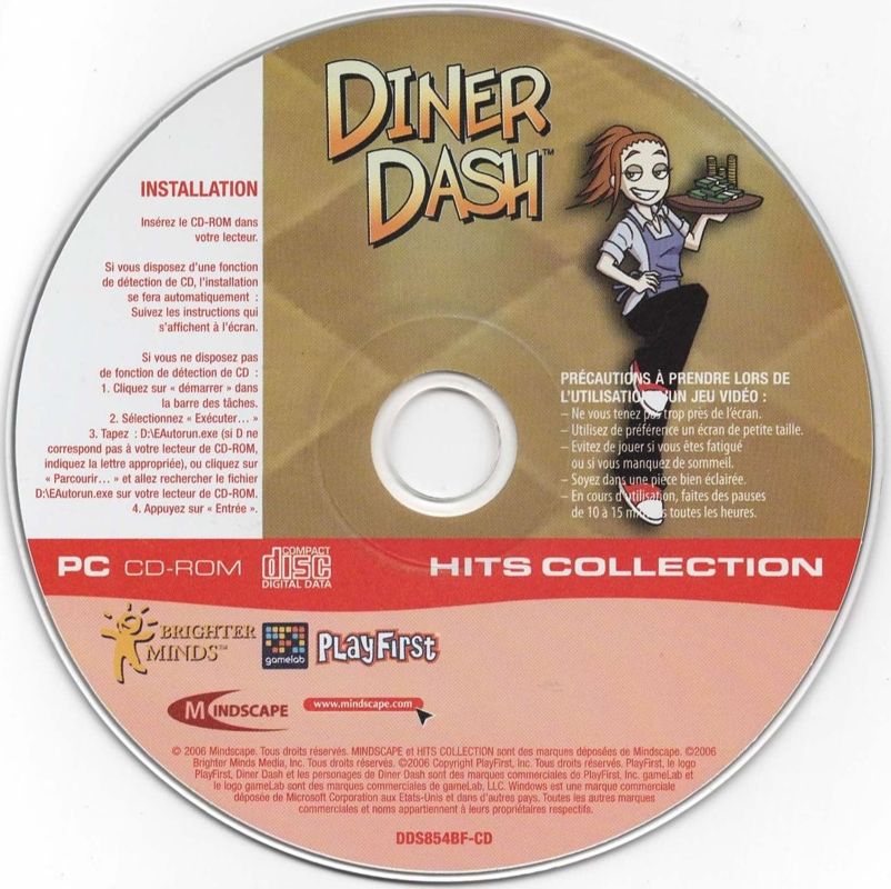 Media for Diner Dash (Windows) ("Hits Collection" release (Mindscape 2006))