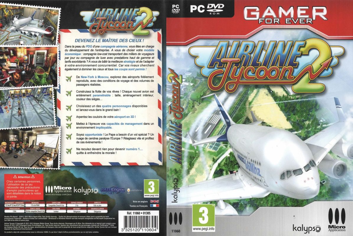 Full Cover for Airline Tycoon 2 (Windows) (Gamer For Ever release)