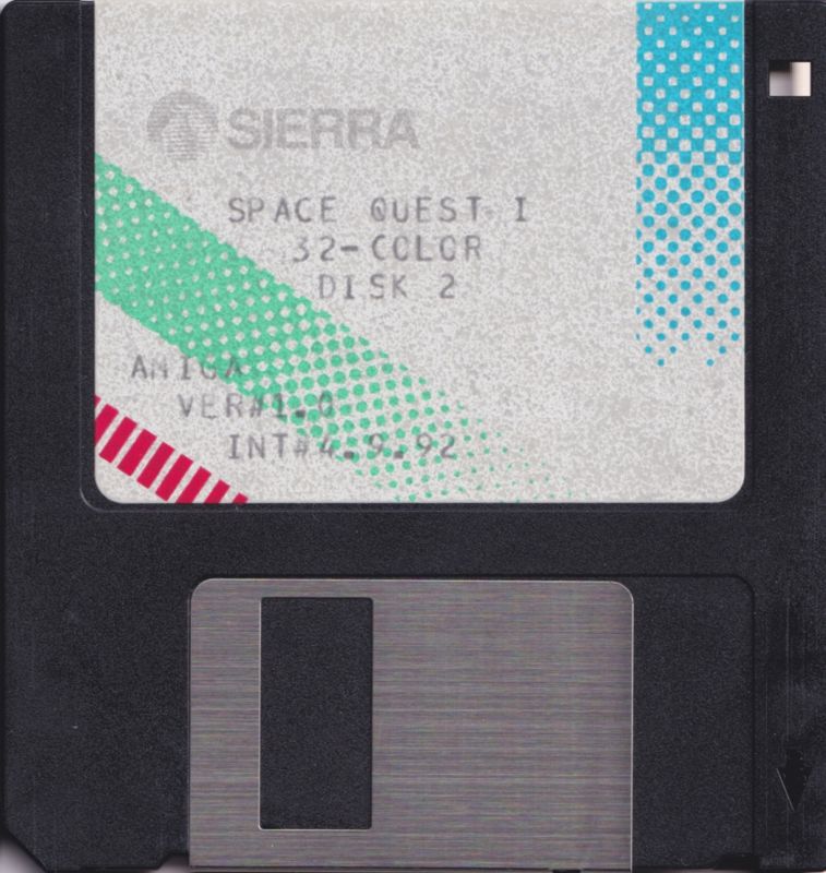 Media for Space Quest I: Roger Wilco in the Sarien Encounter (Amiga) (International version): Disk 2