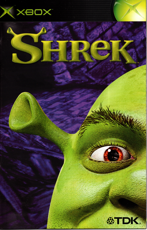 Manual for Shrek (Xbox): Front