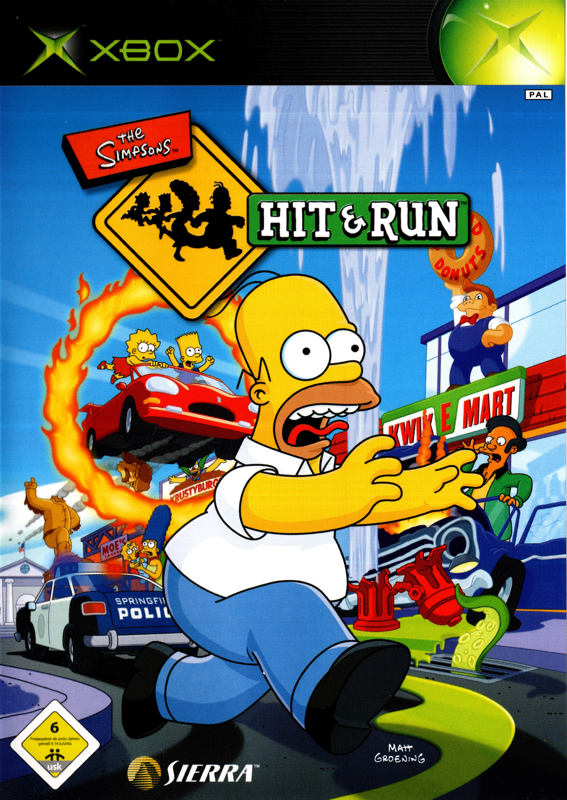 The Simpsons Hit & Run cover or packaging material MobyGames
