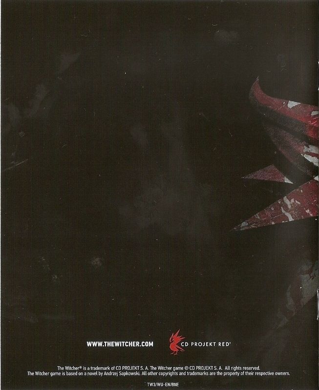Other for The Witcher 3: Wild Hunt (PlayStation 4): The Witcher Universe Compedium (back)