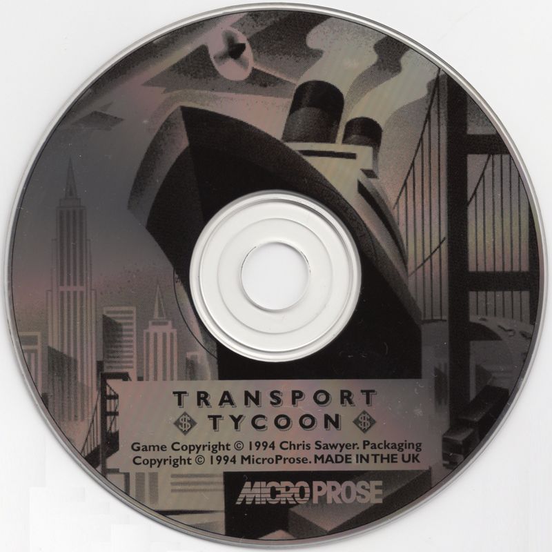 Media for Transport Tycoon (DOS) (CD-ROM release)