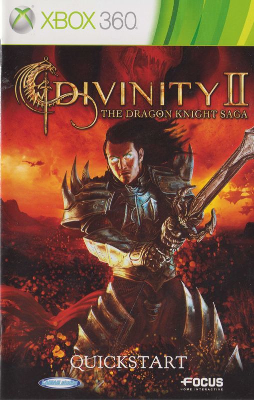 Other for Divinity II: The Dragon Knight Saga (Xbox 360): Quickstart - Dutch (front)