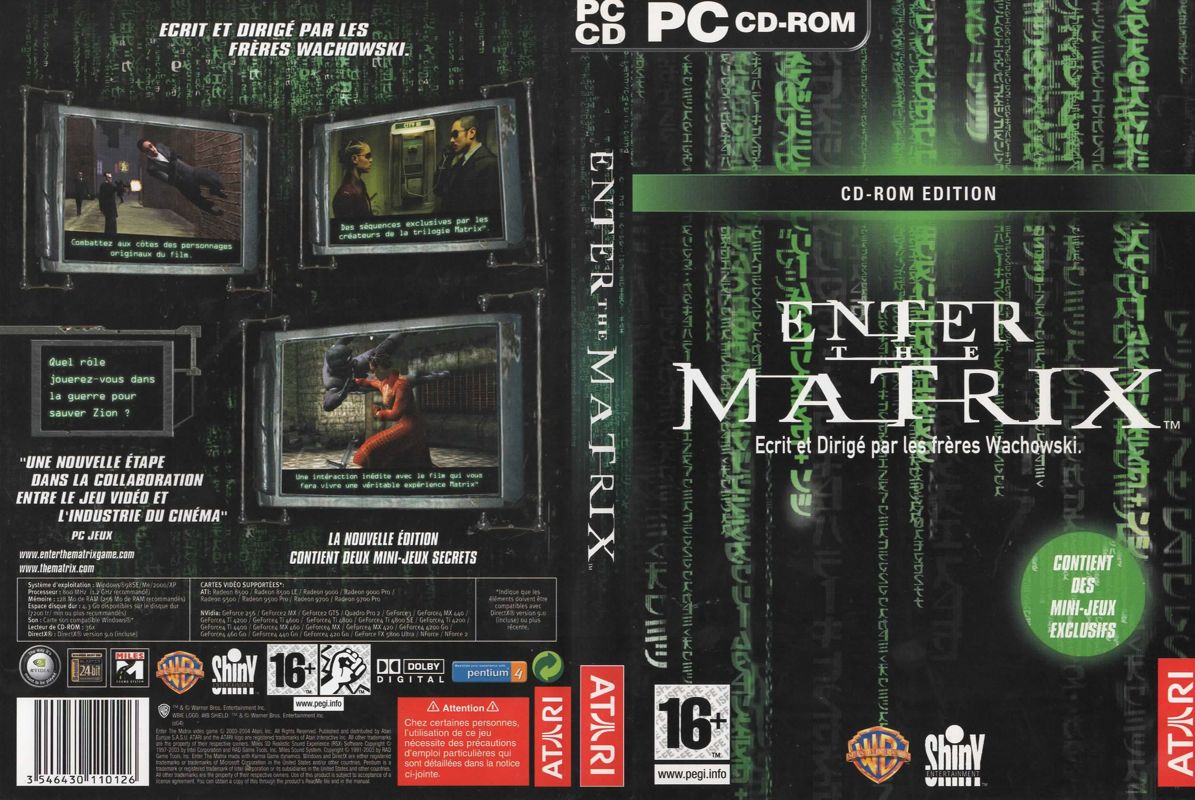 Full Cover for Enter the Matrix (Windows) (CD-ROM Edition (2004))