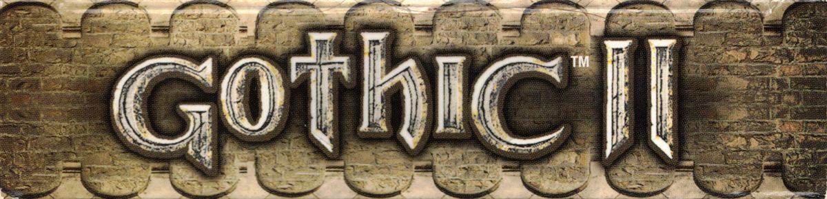 Spine/Sides for Gothic II (Windows) (Budget release without inside covers): Top