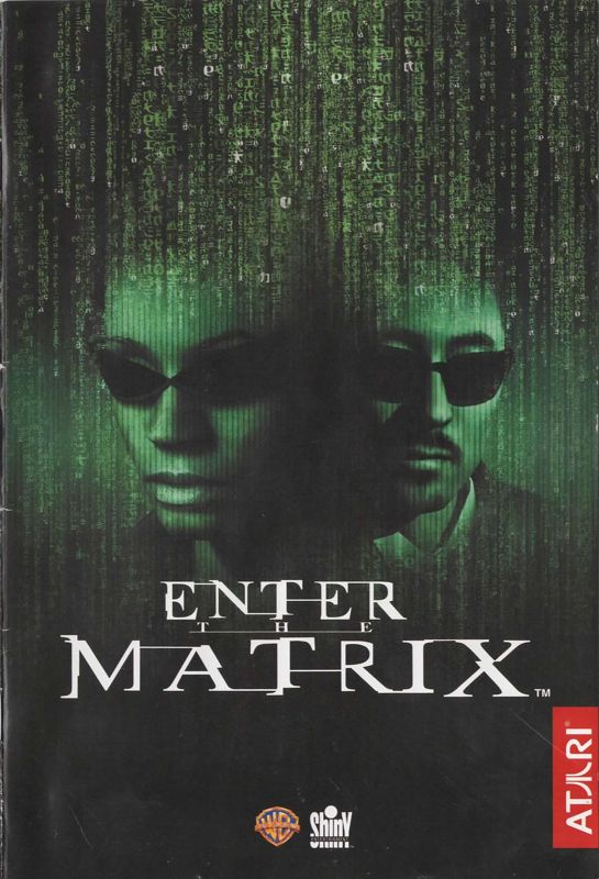 Manual for Enter the Matrix (Windows): Front (32-page)