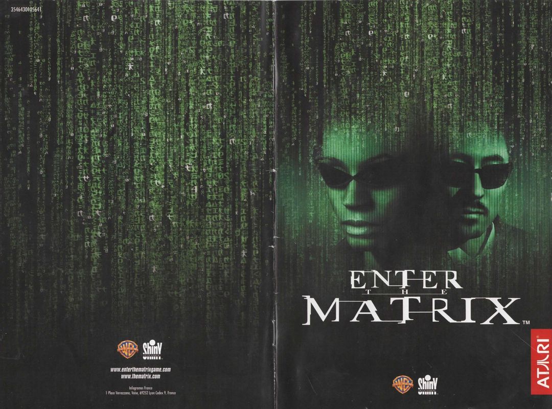Manual for Enter the Matrix (Windows): Full Cover (32-page)