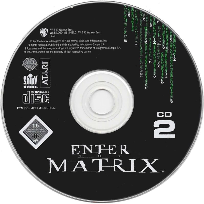 Media for Enter the Matrix (Windows): Disc 2