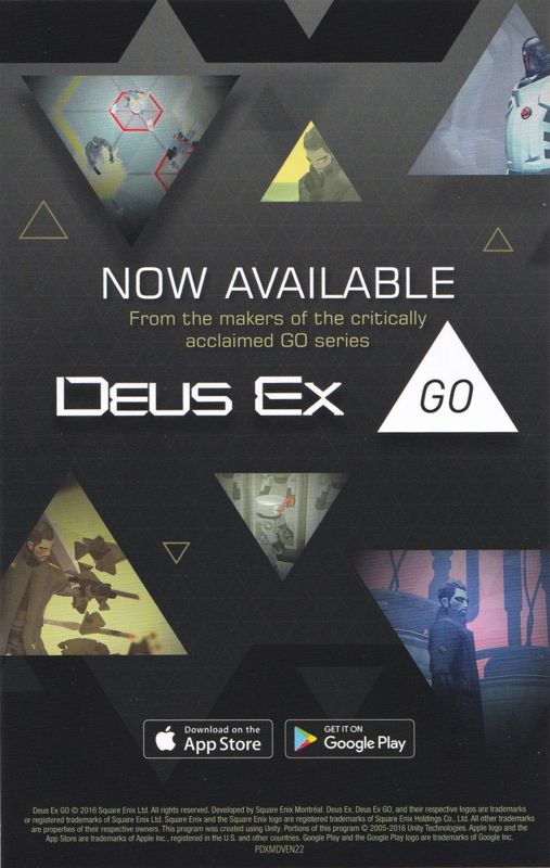 Deus Ex: Mankind Divided (Collector's Edition) cover or packaging ...