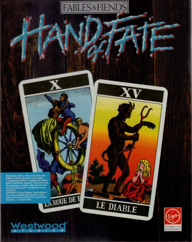Front Cover for Fables & Fiends: Hand of Fate (DOS)