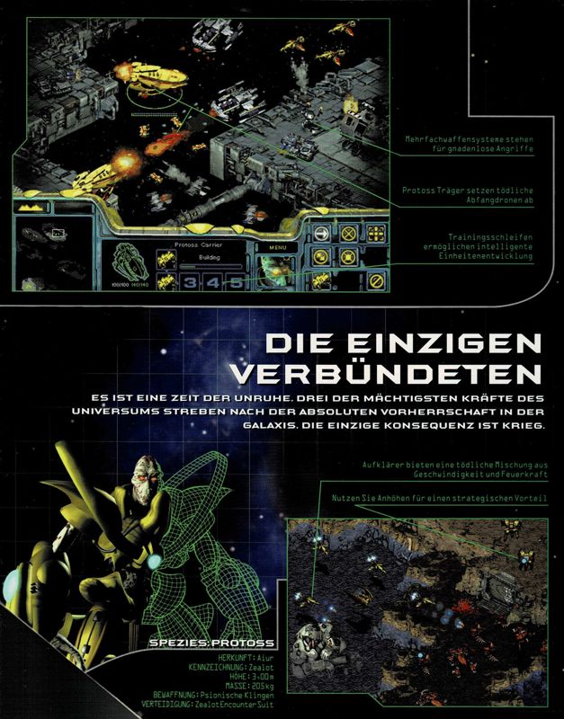 Inside Cover for StarCraft (Windows) (Softprice release (Terran)): Left