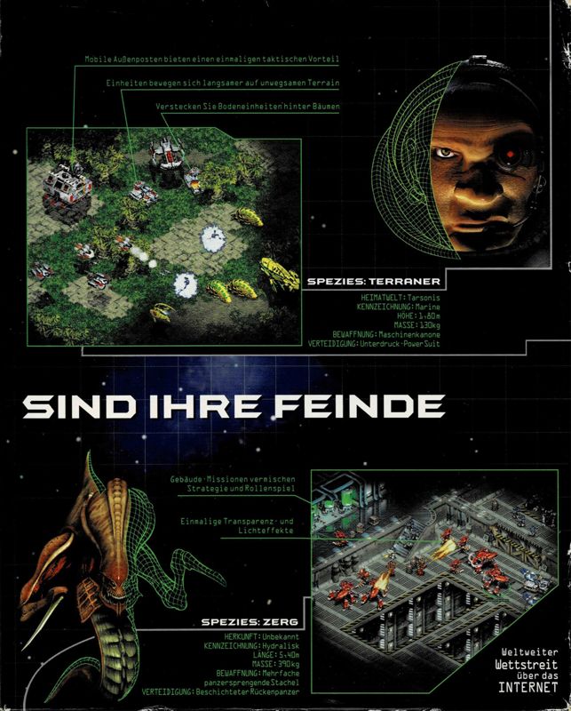 Inside Cover for StarCraft (Windows) (Softprice release (Terran)): Right