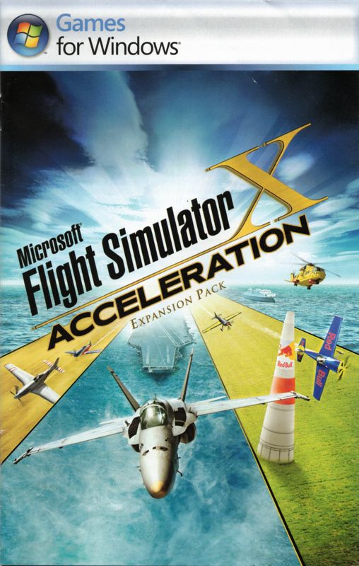 Manual for Microsoft Flight Simulator X: Gold Edition (Windows): Microsoft Flight Simulator X: Acceleration - Front