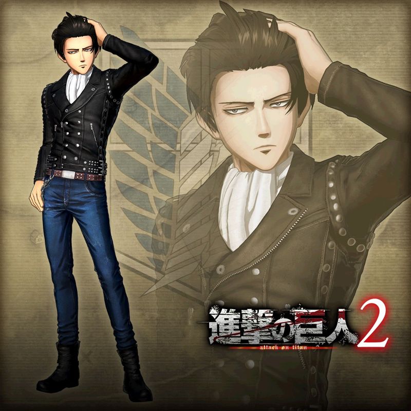 Front Cover for Attack on Titan 2: Levi Costume - Leather Jacket Outfit (PS Vita and PlayStation 4) (download release)