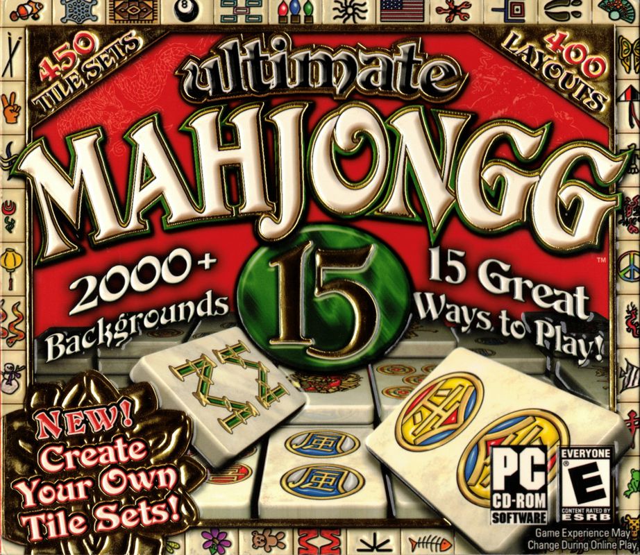 Front Cover for Ultimate Mahjongg 15 (Windows)