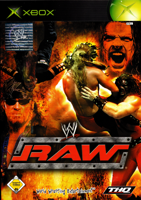 WWF Raw cover or packaging material - MobyGames