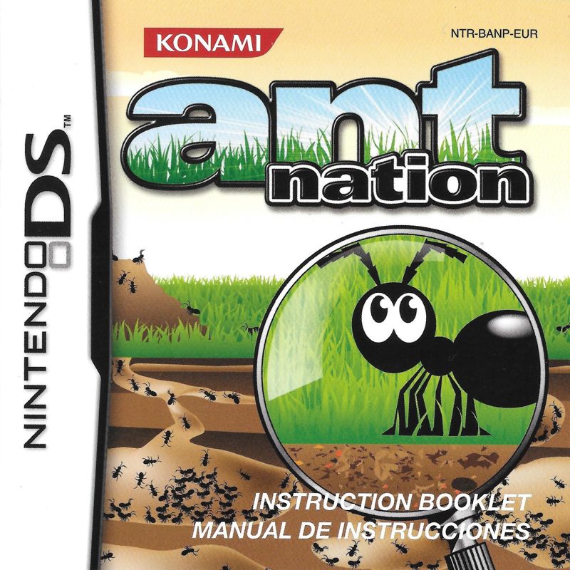 Manual for Ant Nation (Nintendo DS): Front