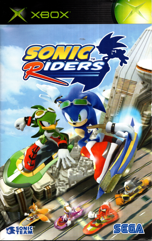 Manual for Sonic Riders (Xbox): Front