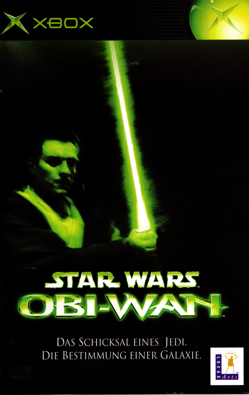 Manual for Star Wars: Obi-Wan (Xbox): Front