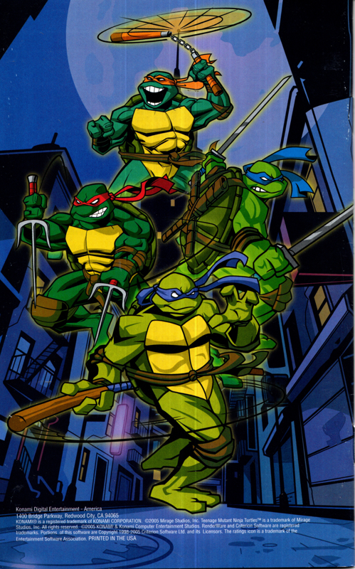 Multan Melse TMNT: Mutant Melee cover or packaging material - MobyGames