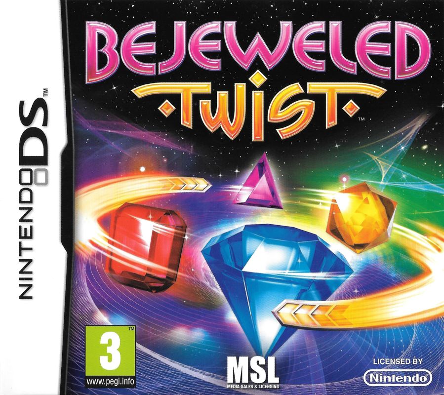 Front Cover for Bejeweled: Twist (Nintendo DS)