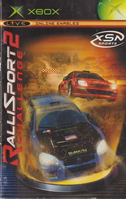 Manual for RalliSport Challenge 2 (Xbox) (Classics release): front