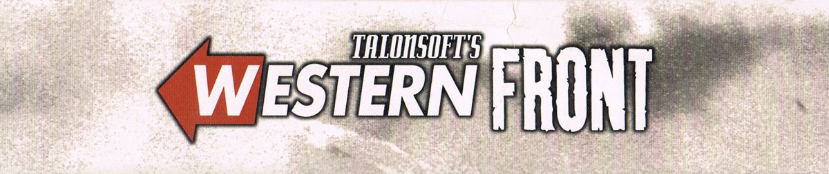 Spine/Sides for TalonSoft's West Front (Windows) (Hammer Preis! Release): Top