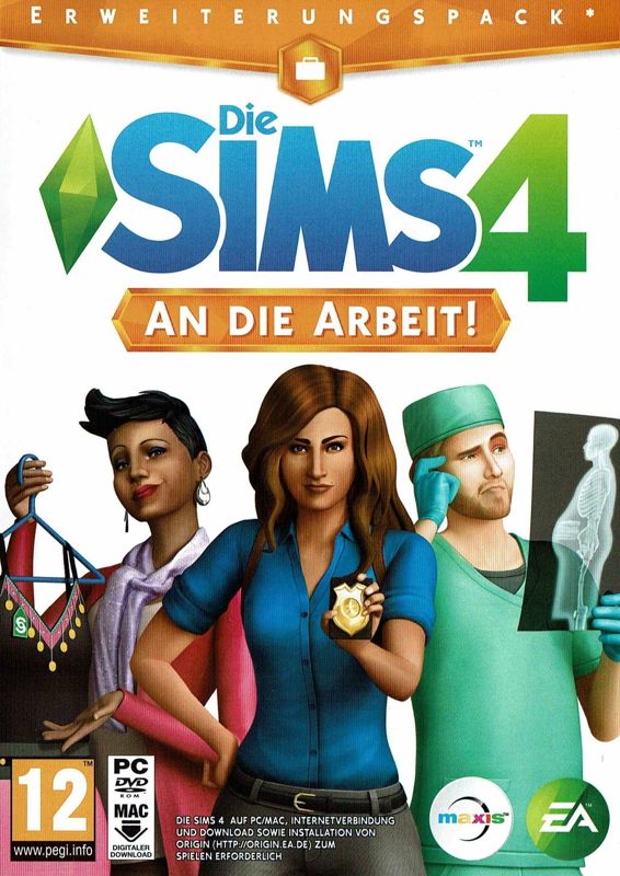 Front Cover for The Sims 4: Get to Work (Macintosh and Windows)