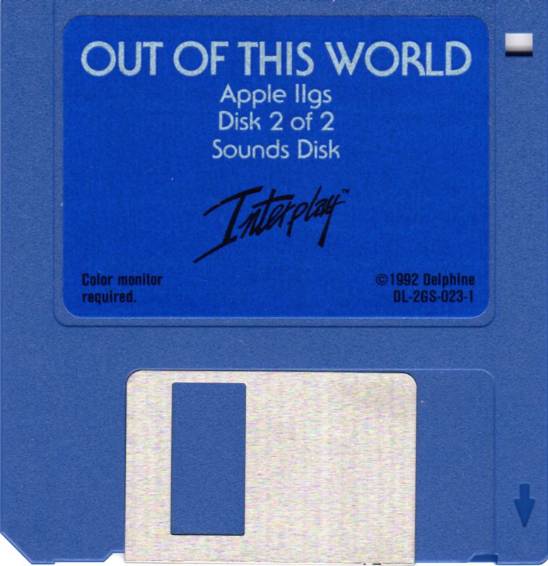 Media for Out of This World (Apple IIgs): Disk 2